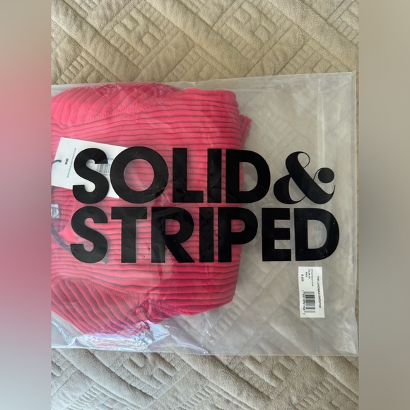 NWT Solid & Striped - The Landman Sweater (Fiery Red) - Picture 8 of 12